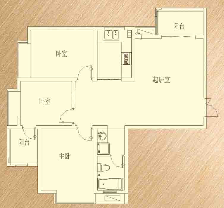 2-A1 3室2厅113.23㎡